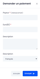 Payment request form